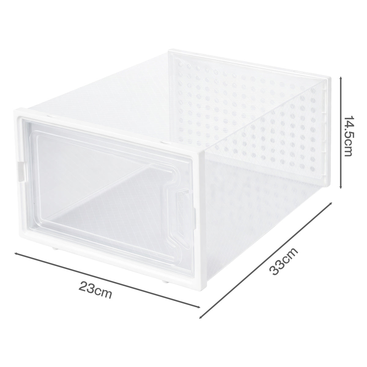 Shoe Rack Storage Boxes 12 Pcs Stackable Clear Plastic Display Cases ...