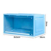 Stacked Sneaker Display Case - Blue