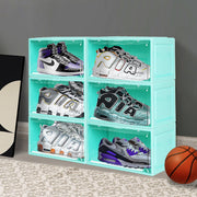 Stacked Magnetic Sneaker Display Case Coloured  - Buy Bulk (6pcs)
