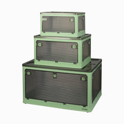 Stacked Storage Box Stackable Storage Container - Green