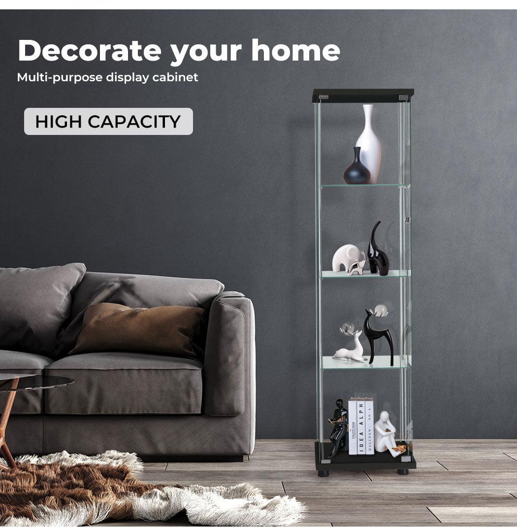 Stacked Glass Display Storage Cabinet - Black – STACKED Storage