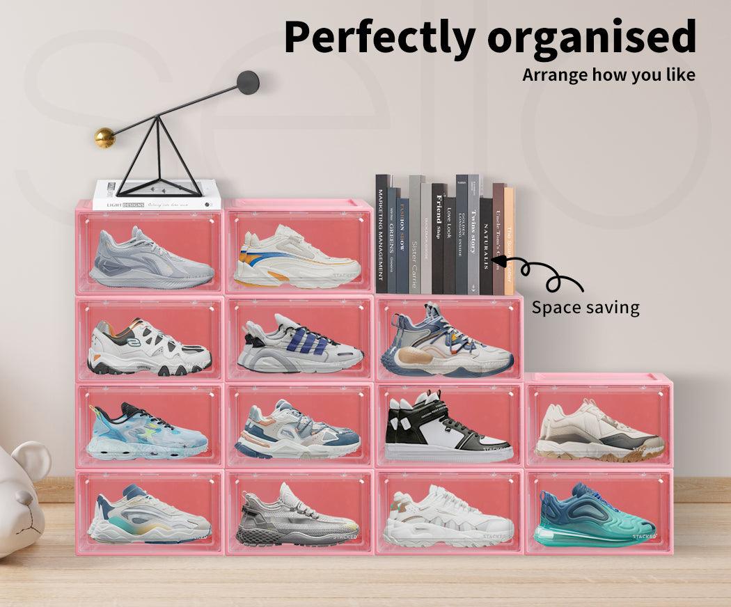 Pink Shoe Box | STACKED Storage