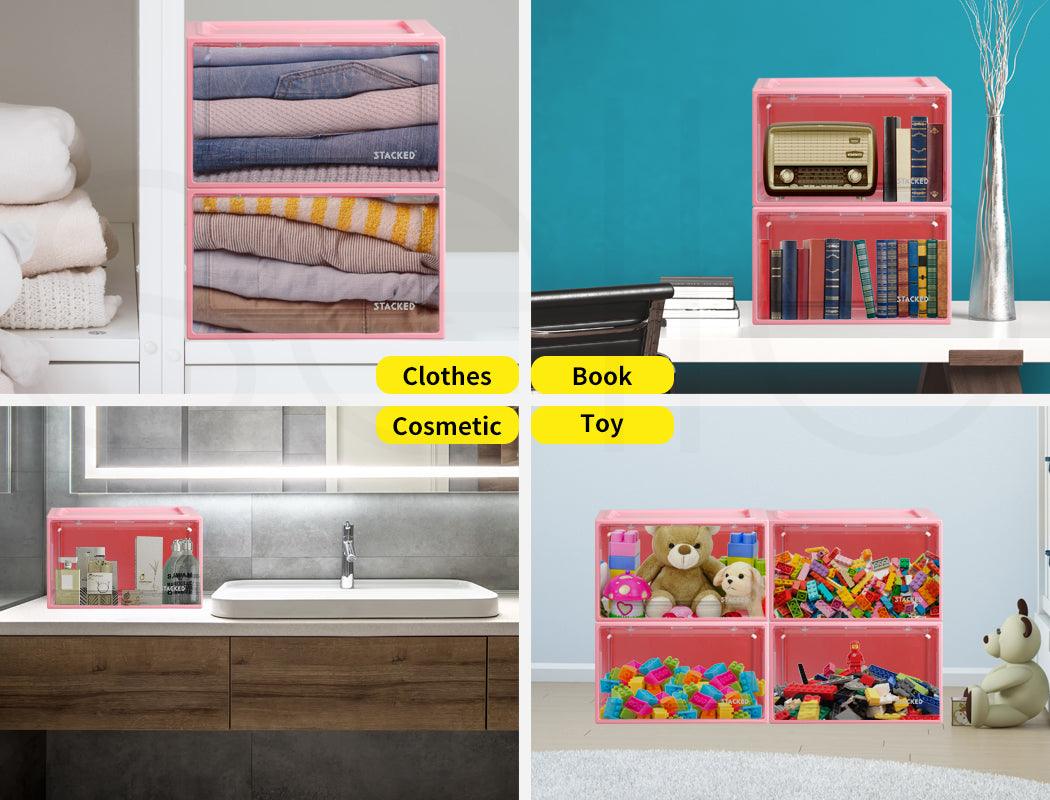 Pink Shoe Box | STACKED Storage