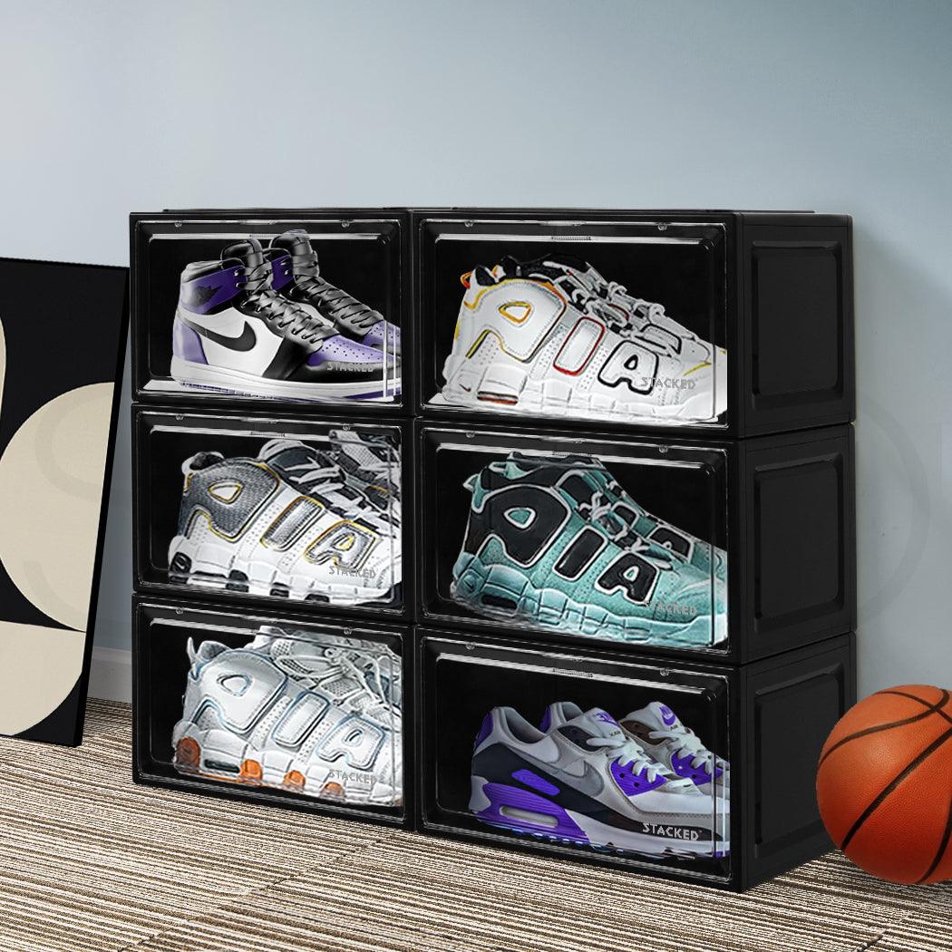 Snicker Boxxes Stacked Magnetic Sneaker Display Case - Buy Bulk (6pcs) – STACKED Storage