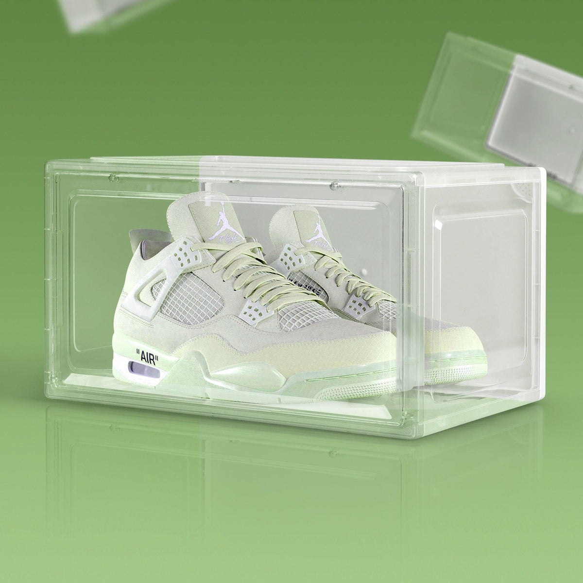 Shoe Display Box Sticker Clear Shoe Boxes Storage | Shoe Display Box | STACKED Australia ...